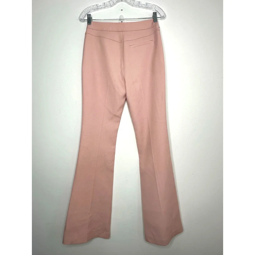 LoveShackFancy Women's Costella Pants Size 0, Color Pale Rose NWT $495 flawed - Picture 8 of 13